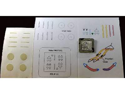 PZL P.11 set Azur / Heller / PZW - image 2