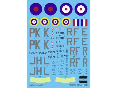 Decal - Hawker Hurricane Mk I - image 1