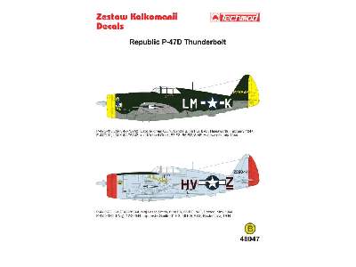 Decal - Republic P-47D Thunderbolt - image 2