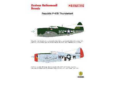 Decal - Republic P-47D Thunderbolt - image 2