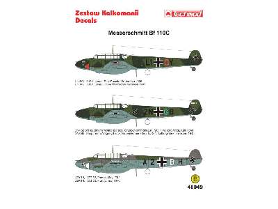 Decal - Messerschmitt Bf 110C - image 2
