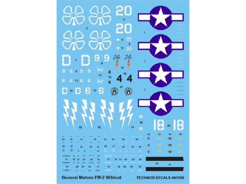 Decal - General Motors FM-2 Wildcat - image 1