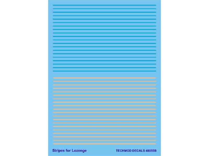 Decal - Stripes for Lozenge - image 1