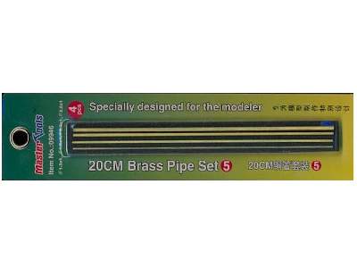 20 cm Brass Pipe Set 5 - image 1