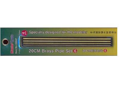 20 cm Brass Pipe Set 6 - image 1