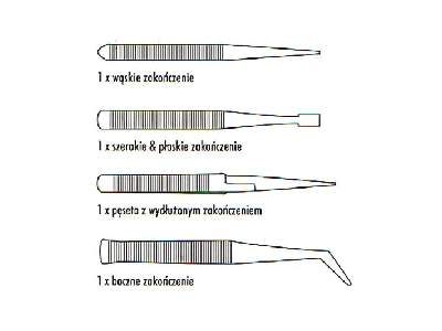 Craft Tweezers (4 pcs.) - image 2