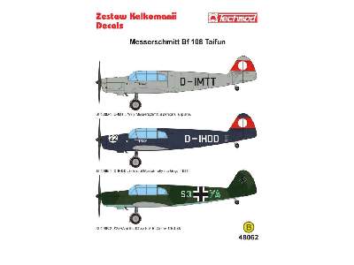 Decal - Messerschmitt Bf 108 Taifun - image 2