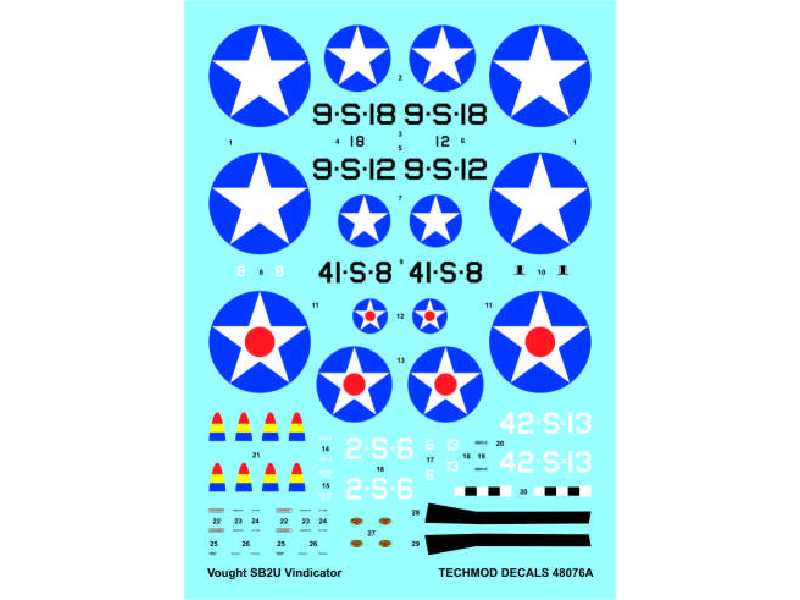 Decal - Vought SB2U Vindicator - image 1