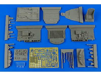 P-47D Thunderbolt cockpit set - Hasegawa - image 1