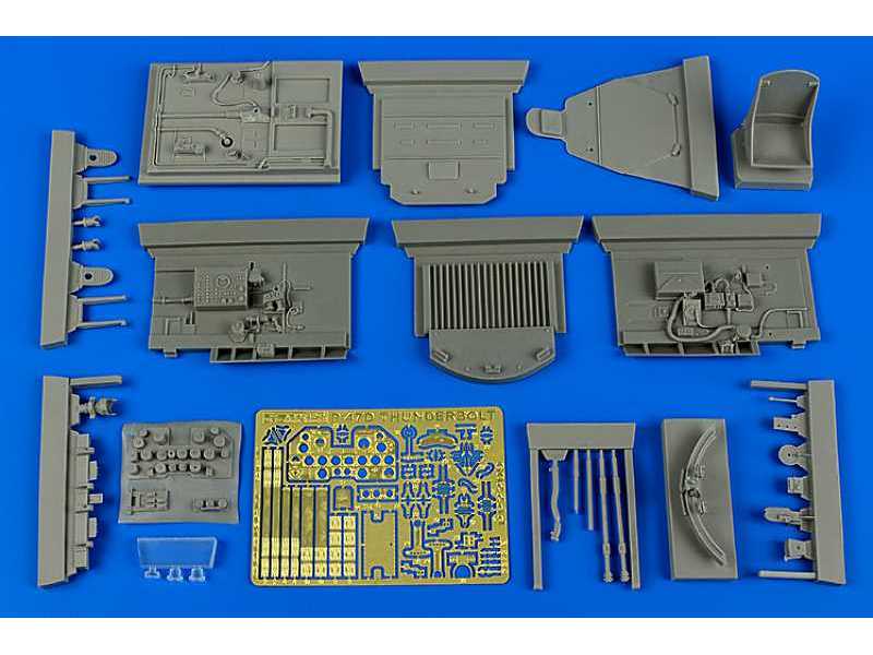 P-47D Thunderbolt cockpit set - Hasegawa - image 1