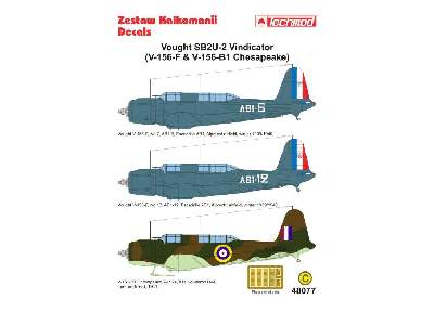 Decal - Vought SB2U-2 Vindicator (V-156 Chesapeake) - image 2