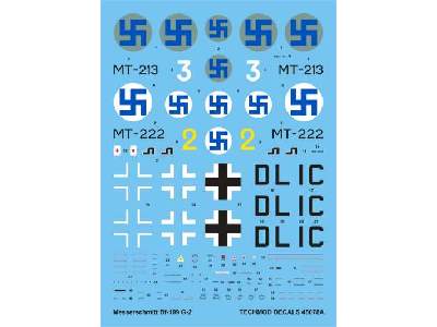 Decal - Messerschmitt Bf 109G-2 - image 1