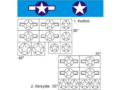 Markings - N.A. P-51 Mustang USAAF - image 1