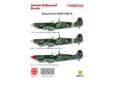 Decal - Supermarine Spitfire IX - image 2