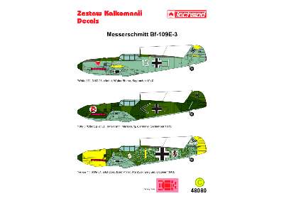 Decal - Messerschmitt Bf 109E-3 - image 2