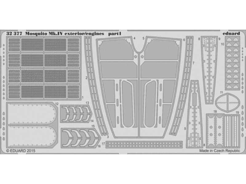 Mosquito Mk. IV exterior/ engines 1/32 - Hk Models - image 1