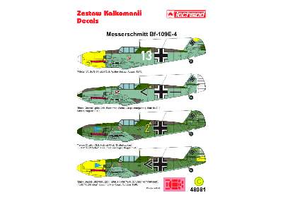 Decal - Messerschmitt Bf 109E-4 - image 2