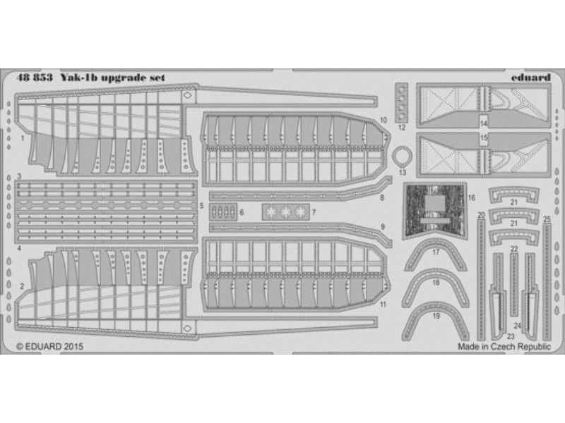 Yak-1b upgrade set 1/48 - Eduard - image 1