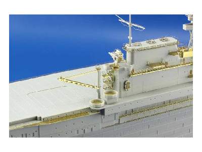 USS CV-5 Yorktown part 3 superstructure 1/350 - Merit - image 7