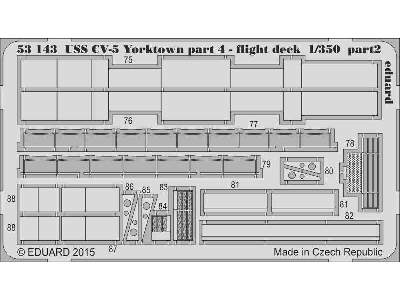 USS CV-5 Yorktown part 4 flight deck 1/350 - Merit - image 2