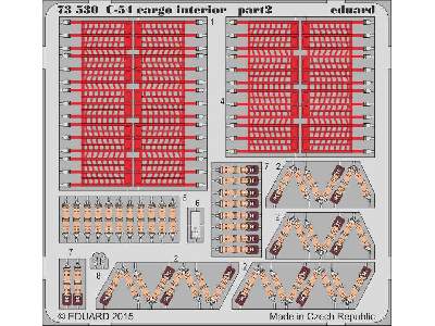 C-54 cargo interior 1/72 - Revell - image 2