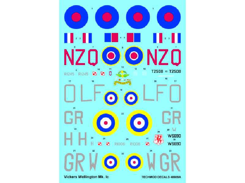 Decal - Vickers Wellington IC - image 1