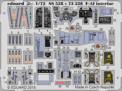 F-4J interior S. A. 1/72 - Academy - image 1