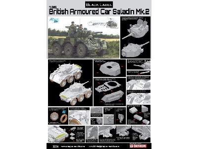 British Armored Car Saladin Mk.II - Black Label  - image 2
