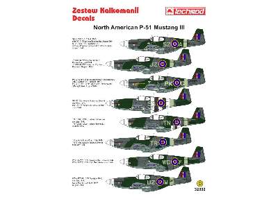 Decal - North American P-51 Mustang III - image 2