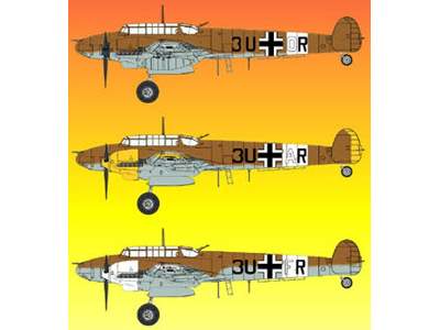 Messerschmitt Bf110E-2 Trop - Wing Tech Series - image 3