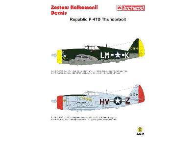Decal - Republic P-47D Thunderbolt - image 2
