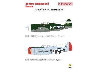 Decal - Republic P-47D Thunderbolt - image 2