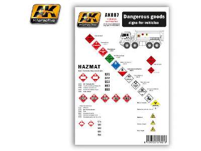 DangeroUS Goods Signs For Vehicles - image 1