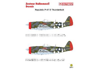 Decal - Republic P-47D Thunderbolt - image 2