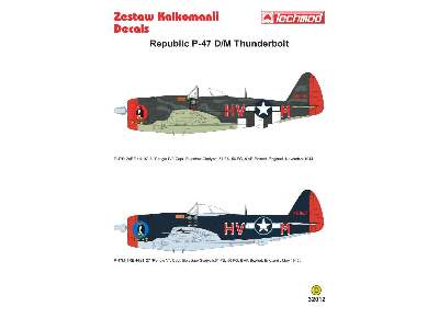 Decal - Republic P-47D/M Thunderbolt - image 2