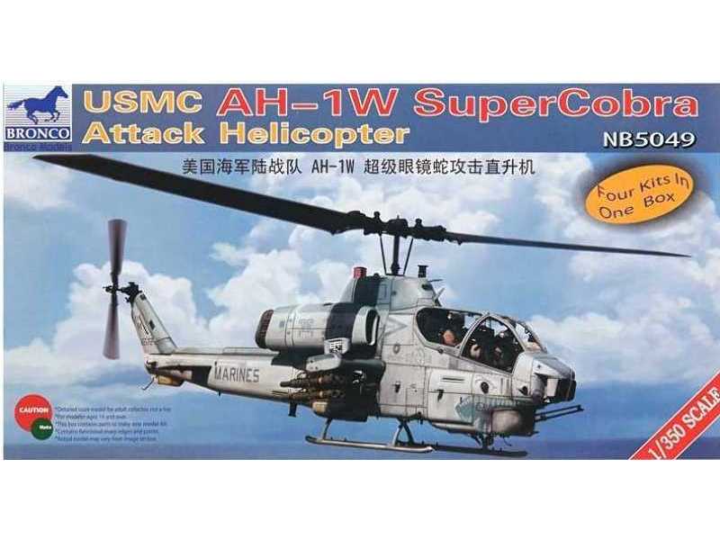 Bronco 1/350th Scale WZ-10 Attack Helicopter Kit No 2 Kits in Box NB5048 