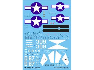 Decal - Grumman TBM-3 Avenger - image 1