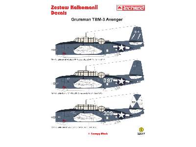 Decal - Grumman TBM-3 Avenger - image 2