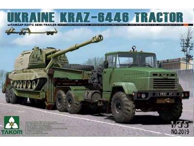 Ukraine KraZ-6446 Tractor w/ChMZAP-5247G Semi-Trailer - image 1