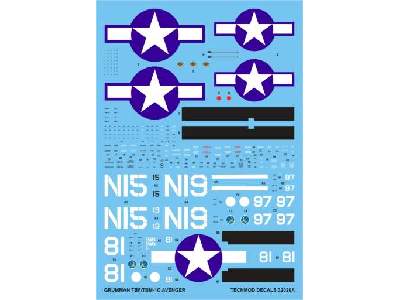 Decal - Grumman TBF-1C Avenger - image 1