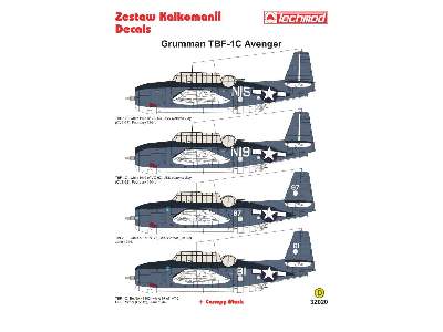 Decal - Grumman TBF-1C Avenger - image 2