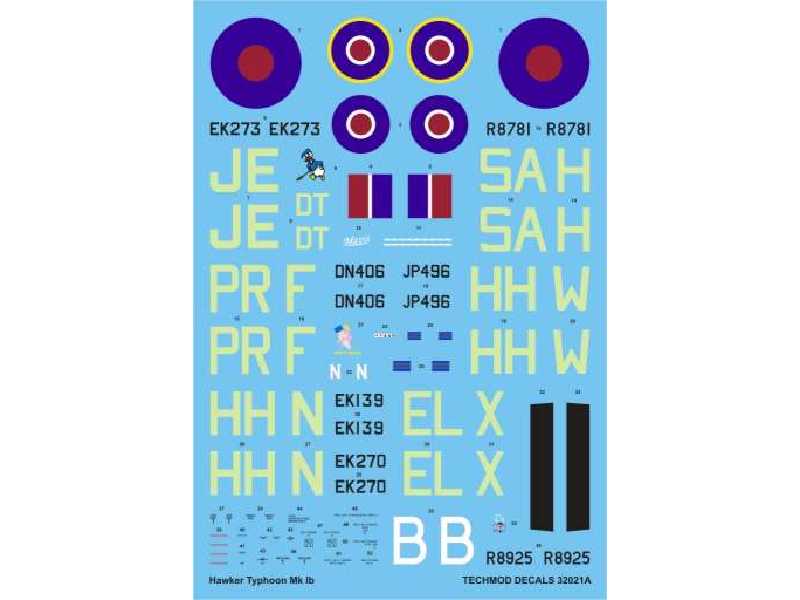 Decal - Hawker Typhoon IB - image 1