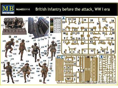 British Infantry before the attack - WWI era  - image 2
