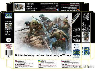 British Infantry before the attack - WWI era  - image 3