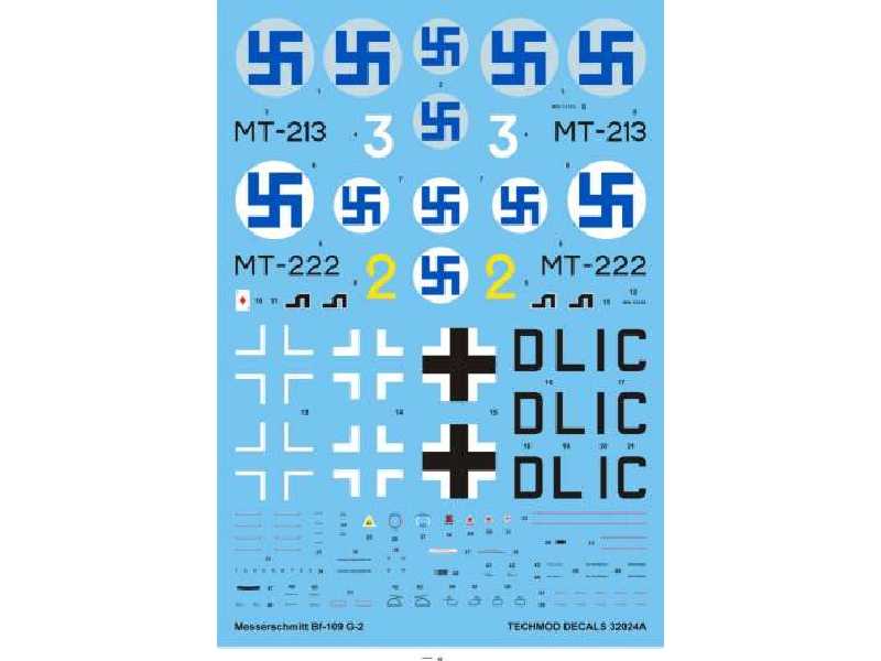 Decal - Messerschmitt Bf 109G-2 - image 1