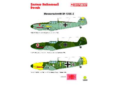 Decal - Messerschmitt Bf 109E-3 - image 2