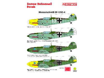 Decal - Messerschmitt Bf 109E-4 - image 2