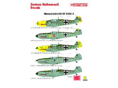 Decal - Messerschmitt Bf 109E-4 - image 2