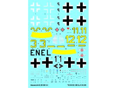 Decal - Messerschmitt Bf 109G-2 - image 1