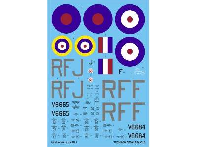 Decal - Hawker Hurricane Mk I - image 1